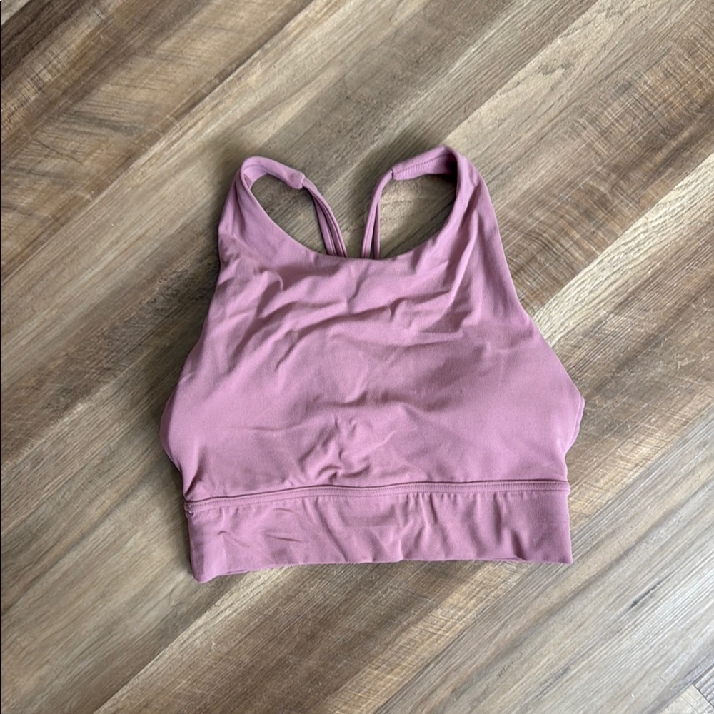 Pink Racerback Sports Bra Medium Support